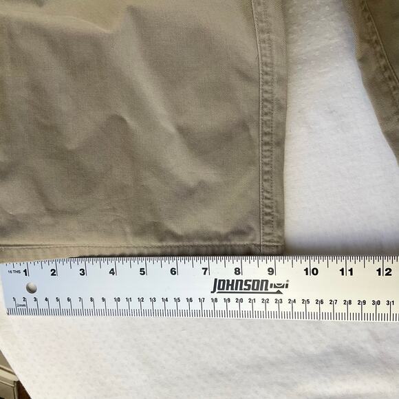 DKNY Men Flat Front Khaki Pants size 38x32, Natural Tan - Picture 5 of 10